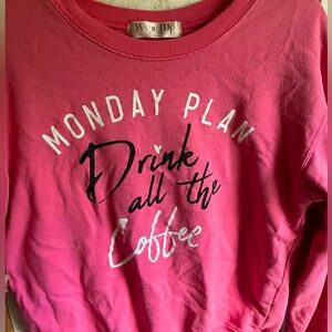 Long sleeve tee shirt by wound up. Size Medium (7-9)